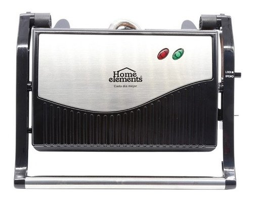 Sanduchera Grill Asador Panini 180 Grados Home Elements