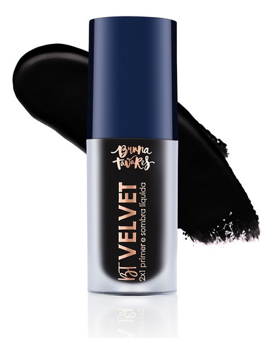 Imagem 2 de 6 de Bt Velvet Black Bruna Tavares - Sombra Líquida E Primer