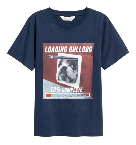 Remera H&m Disponibles En 10/12 Bulldog