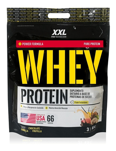 Xxl Pro Nutricion Whey Protein Masa Muscular 3 Kg Proteina