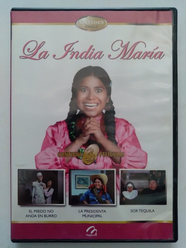 Dvd La India María El Miedo La Precidenta Sor Tequila