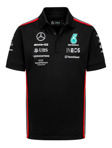 Camiseta Polo Mercedes Amg Petronas Oficial 2023 Original F1