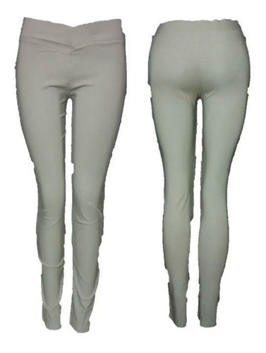 Pantalon Tipo Leggins Tela Gruesa, Pletina Gruesa, Vestir