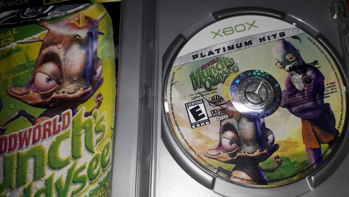 2 Juegos Oddworld: Munch's Oddysee Y Blood Wake Xbox Clásica (Usado)
