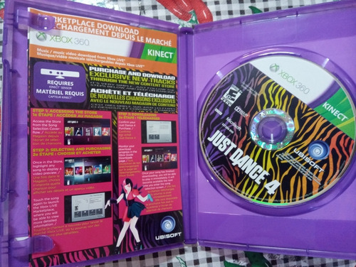 Just Dance 4 Xbox 360 Original Em Midia Fisica