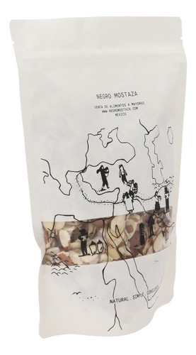 Almendra Fileteada Cutícula 500g Negro Mostaza