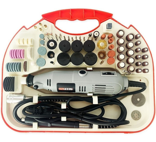 Mototool Motortool Profesional Guaya + 183 Accesorios Velocidad Variable