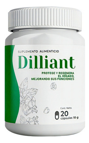 Suplemento Alimenticio Dilliant 20 Capsulas Sf