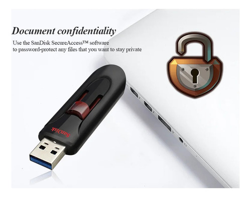 Pen Drive Usb Sandisk 3.0, 256 Gb, Memory Stick U Disk
