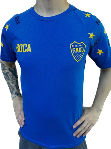 Nueva Remera Ranglan Estrellas Boca Juniors Oficial