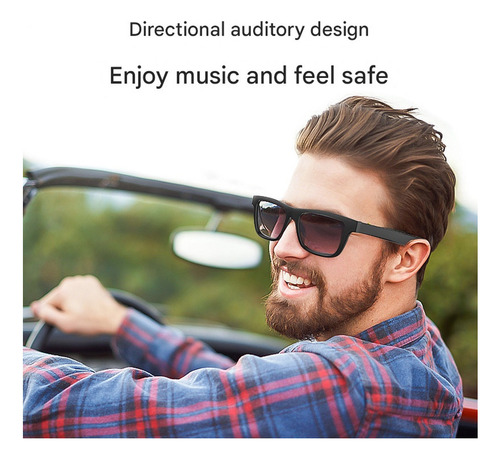 Gafas De Sol Inteligentes Bluetooth 5,0 Micrófono Llamada Hd