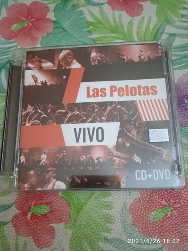 Cd + Dvd  Las Pelotas. En Vivo.