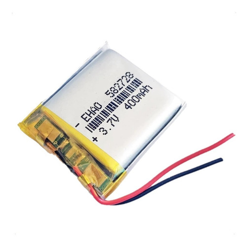 Bateria Litio Lipo 582728 3.7v 400mah 5.8x27x28mm