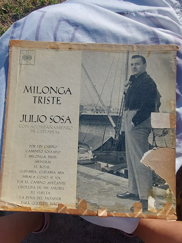 Vinilo Julio Sosa  Milonga Triste