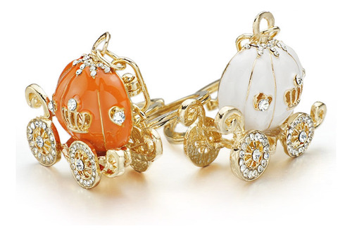 Carruaje De Cristal For Llavero De Cuento De Hadas, Bolso,