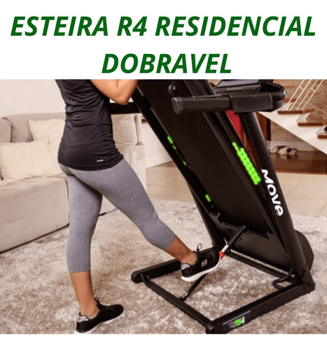 Esteira Ergométrica Residencial Bluetooth R4 Movement
