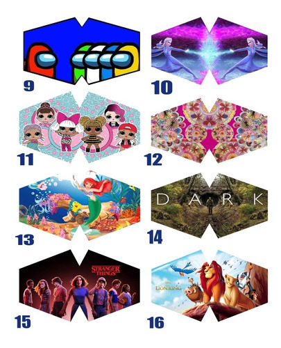 Imagen 5 de 5 de Tapabocas Personalizados Nuevos.
