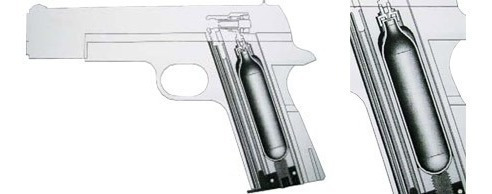 Imagen 5 de 10 de Combo X10 Garrafas Co2 12g Gamo Swiss Arms - Gas Comprimido