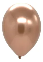 Comprar Globos Látex Cromo Metalizados R12 X 10 Cotillón Activarte Color Rose gold Cromo Cotillón Activarte