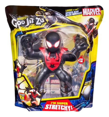 Muñeco Miles Morales Spiderman Heroes Of Goo Jit Zu Marvel