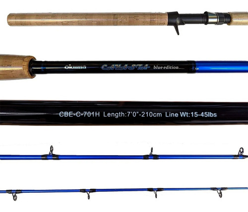 Caña Okuma Cayasta Blue Edition 2,1 Mts 15-45 Lbs 1 Tr Bait