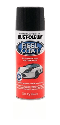 Pintura Automotriz Temporal Plata Mate Peel Coat Rust-oleum