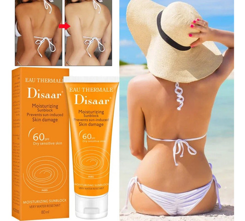 Protector Solar Disaar Eau Thermale Fps 60+ 80ml