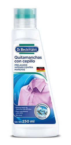 Dr. Beckmann Quitamanchas Prelavado Con Cepillo 250 Cc