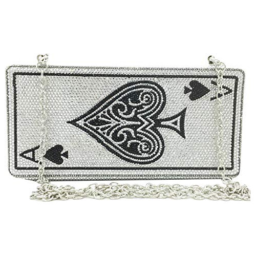 Novelty Poker Card Ace Of Hearts Evening Bags And Yd7zi