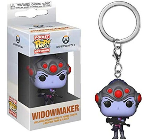 Funko Pop! Llavero: Overwatch - Widowmaker, Multicolor, Tal