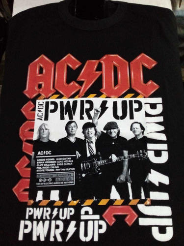 Remera-negra-ac/dc-power Up