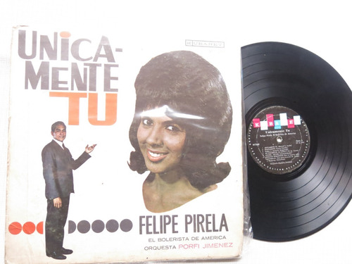 Vinyl Vinilo Lp Acetato Felipe Pirela Orquesta Pofi Jimenez 