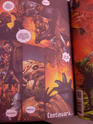 Imagen 2 de 4 de Freddy Vs Jason Vs Ash Libro Comic Pasta Dura Español