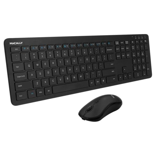 Teclado Inalámbrico Y Mouse Combo, Macally Ultra Slim Wirele