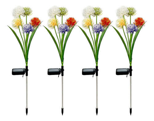 Lámpara De Jardín Con 5 Cabezales Para Jardín, Decoración De Color De La Luz Multicolor