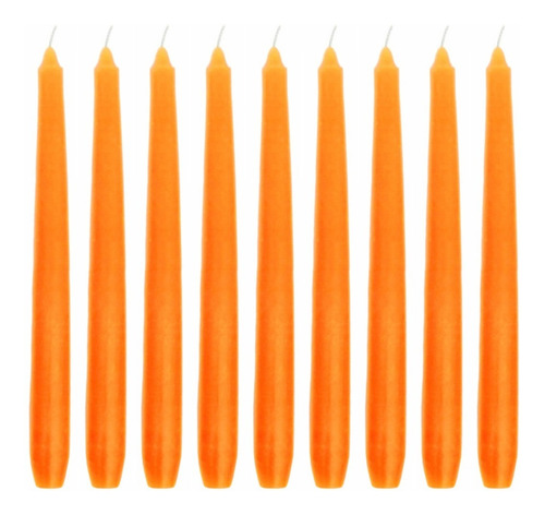 10 Velas Lisa 25 Cm 11 Cores Decoração Casamento Castiçal Cores Branca Amarela Laranja Vermelha Rosa Lilás Azul Verde