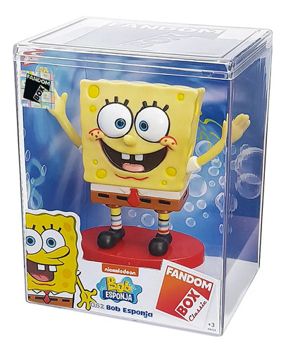 Bob Esponja Fandom Box 10cm Boneco De Vinil Colecionável 