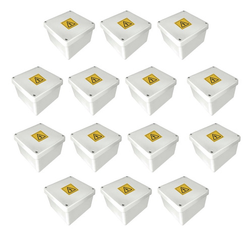 Pack  Caja Estanca De Paso 9x9x5 Cm 10 Unidades Plastico Ext