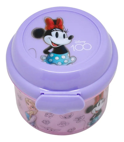 Porta Snack Disney 100 Años Minnie Frozen, Mickey 280ml