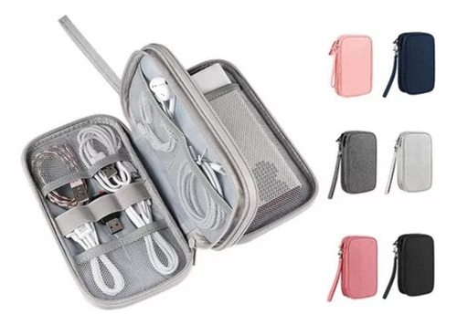 Estuche Cargador Usb Organizador Bolsa De Cables Impermeable