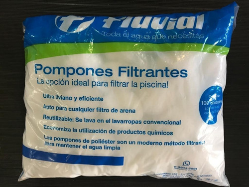 Carga Filtrante - Pompones Filtrantes Fluvial