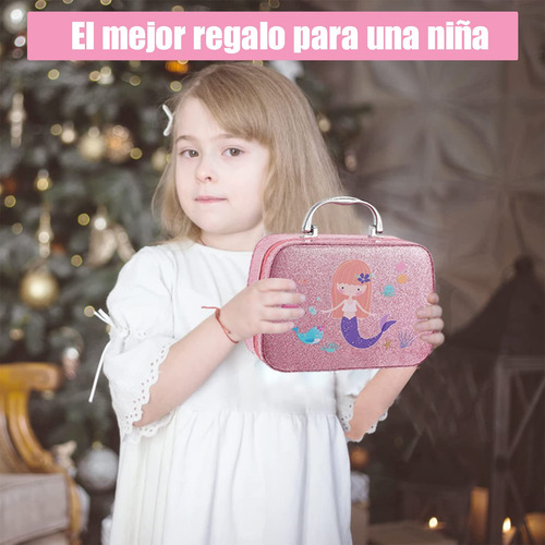 Kit De Maquillaje Lavable 24 Piezas Para Niñas Pequeñas