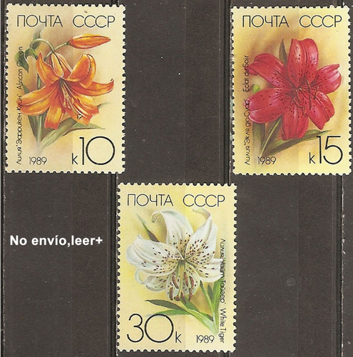 Rusia Flora Mint 3 Valores