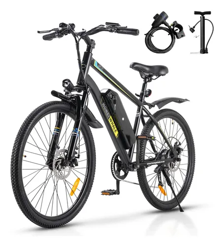 Bicicleta Eléctrica Honey Whale S8 de 450W, Rodado 26 y Batería de 15 Ah