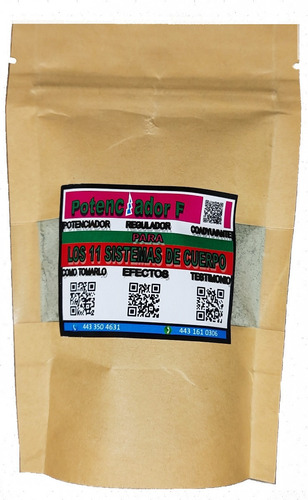 Potenciadfor F, Desocluyente De Los Sistemas Del Cuerpo