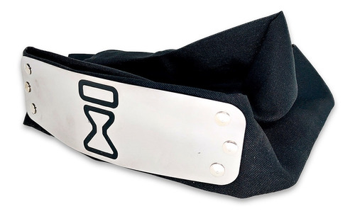 Imagem 3 de 3 de Bandana Preta Vila Da Areia Metal Cravado