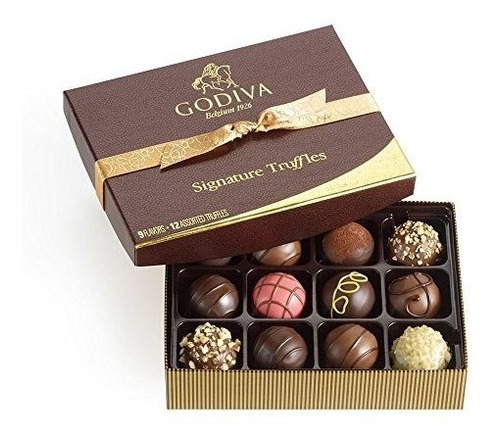 Godiva Chocolatier Signature Chocolate Truffles, Caja De