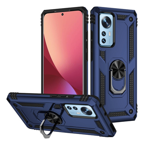 Funda Uso Rudo  Shockproof Para Redmi Note 12s + Cristal 9d