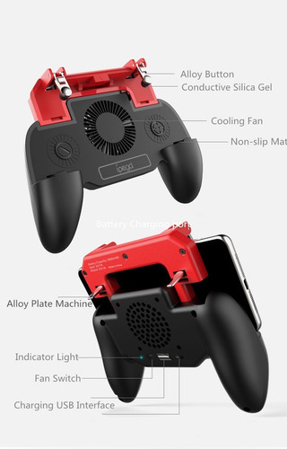 Ipega 9123 Gamepad Joystick Control Con Ventilador Celular