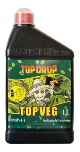 Top Crop -top Veg 1 L Fertilizante De Crecimiento Vegetativo